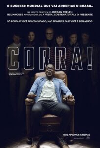 Cartaz de Corra!, 18 de maio nos cinemas_