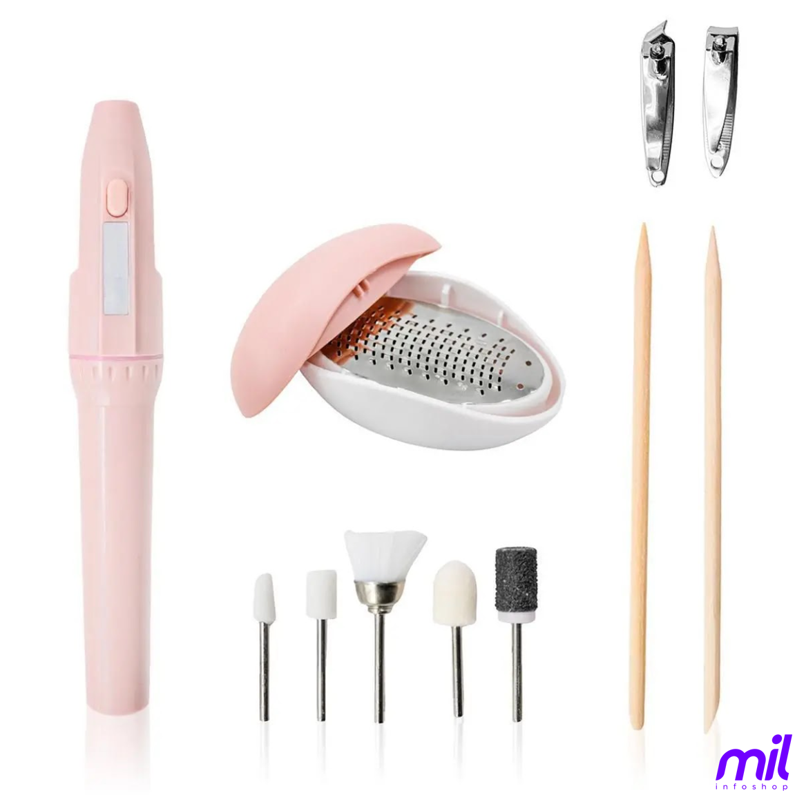 Kit Lixa de Unha Elétrica profissional​